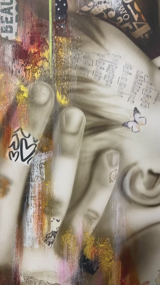 video of beautiful llife process of woman holding baby lovingly with collage